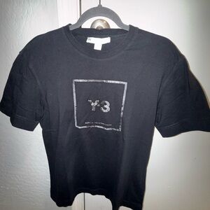 Adidas Y-3 Yohji Yamamoto Black T Shirt Size Medium